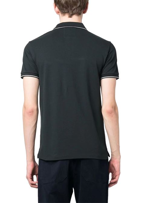 Stretch piquet polo shirt with micro eagle EMPORIO ARMANI | polo shirts | 8N1FB3 1JPTZ0931